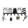 CIFbuy Top - Notch Cute Cat Decorative Hook. The 7 - Hooks Key Hook Rack That Transforms into a High - Quality Modern Wall - Mounted Coat Rack.Wall Sc
