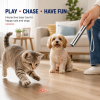 3-in-1 Pet Laser Pointer for Cats & Dogs,Cat Laser Pointer, USB Rechargeable Pet Toy with Red Laser, UV Light & LED Flashlight