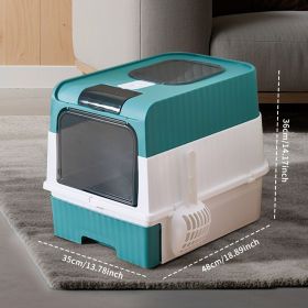 blueMagic Cube Cat litter box - Easy to operate, enjoy a pure life | Easy to clean, silent design, preferred for multi cat families