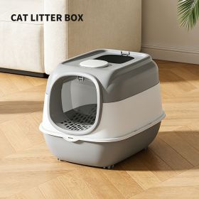 The spacecraft has a fully enclosed cat litter box at the top, equipped with a special cat litter pad