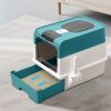 blueMagic Cube Cat litter box - Easy to operate, enjoy a pure life | Easy to clean, silent design, preferred for multi cat families