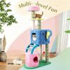 Cat Tree Multi-level Kitty Tower with 2 Condos