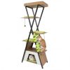 73" Multi-Level Cat Tree with Condo & Perch, Multi-Cat Climbing Tower with Scratching Pad & Interactive Toys