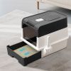 black Magic Cube Cat litter box - Easy to operate, enjoy a pure life | Easy to clean, silent design, preferred for multi cat families