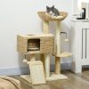 Cat Tree Tower for Indoor Cats with Scratching Posts Condo Beige