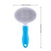Self Cleaning Slicker Brush - Cat Brush Skin-Friendly Deshedding Grooming Massaging Tool for Long & Short Haired Pets