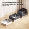 Galaxy stainless steel beige cat litter box, sturdy and durable, easy to clean, odorless, non stick to sand, is a cross-border quality choice