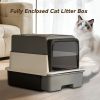 Misc. Cat Litter Box: Pull-Out Drawer - No Scoop Needed