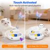 Interactive Cat Toy for Indoor Cats, 3-in-1 Automatic Enrichment for Kittens & Adult Cats
