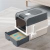 greyMagic Cube Cat litter box - Easy to operate, enjoy a pure life | Easy to clean, silent design, preferred for multi cat families