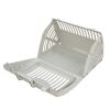Foldable Plastic Travel Cat Carrier, Gray, One Size