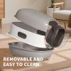 Upgraded E-style litter box with drawer style design, making it easier to scoop and clean litter