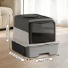 Misc. Cat Litter Box: Pull-Out Drawer - No Scoop Needed