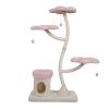 Cat Tree, 44.9"L x 19.3"W x 57.1"H, Pink