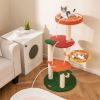 Multi-level Cat Tree Pet Activity Center with Fruit-shaped Platforms