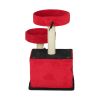 26" Gothic Cat Tree, Cat Tower with Spacious Cat Condo, 2 Padded Perches, Spider Toy, Scratching Posts, Scratching Ladder for Large Cats, Red & Black
