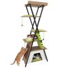 73" Multi-Level Cat Tree with Condo & Perch, Multi-Cat Climbing Tower with Scratching Pad & Interactive Toys
