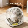 Best Automatic Cat Litter Box, 78L Fully Enclosed Tuya APP Smart Self-Cleaning Litter Box for Multi-Cat Homes