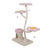 Cat Tree, 44.9"L x 19.3"W x 57.1"H, Pink