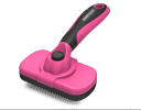 Self Cleaning Slicker Brush - Skin Friendly Deshedding Grooming Tool for Dogs & Cats, Suitable for Shedding & Haired Pets