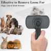 Self Cleaning Slicker Brush - Skin Friendly Deshedding Grooming Tool for Dogs & Cats, Suitable for Shedding & Haired Pets