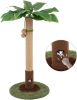 Cat Scratching Post for Indoor Cats and Kitten - 35.43" Tall Cat Scratching Post with Sisal Rope,Palm Tree Cat Scratch Post with Hanging Ball