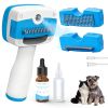 Pet Steam Brush for Dogs & Cats,5-in-1 Self-Cleaning Dog Steam Brush with 3 Swap-in Heads (Grooming, Dematting, Deshedding)