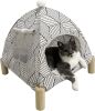 Portable Cat Tent Bed – Foldable Indoor Tent Bed for Cats & Small Dogs, Washable Cushion, Cozy Hideaway for Kittens & Cats, Easy Assembly & Travel