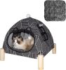 Portable Cat Tent Bed – Foldable Indoor Tent Bed for Cats & Small Dogs, Washable Cushion, Cozy Hideaway for Kittens & Cats, Easy Assembly & Travel