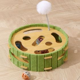 Eco-Friendly Cat Scratcher Toy with Interactive Balls KittenLounge Furniture Protector Multipurpose Cats Play Board forPlaying Clawing Square Design G (Default: default title)