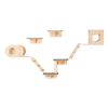 Wall Mounted Cat Shelves, Cat Wall Shelves and Perches with Jumping Boards, Cat Beds, Hammocks & Cat Tree