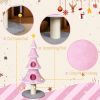 59in Large Tall Christmas Tree Cat Tower with 2 Cat Condos & Scratching Post