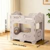 Cat House for Indoor Cats,2-Tier Foldable Cat Bed Cave,20"×11"x20" Covered Cat Tunnel Hideaway Condo