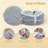 Cat Donut Tunnel with Bed for Indoor Cats, Cat Play Tunnel with Washable Soft Plush Mat, Round Tube Toys Cute Tube for Kittens, Puppies