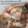 Self Cleaning Slicker Brush - Skin Friendly Deshedding Grooming Tool for Dogs & Cats, Suitable for Shedding & Haired Pets