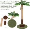 Cat Scratching Post for Indoor Cats and Kitten - 35.43" Tall Cat Scratching Post with Sisal Rope,Palm Tree Cat Scratch Post with Hanging Ball