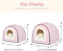 Cat Bed for Indoor Cats Foldable cat cave Anti-Slip   Water-Resistant Bottom cat Houses for Indoor Cats or Small Dogs Kitten Tent