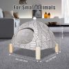 Portable Cat Tent Bed – Foldable Indoor Tent Bed for Cats & Small Dogs, Washable Cushion, Cozy Hideaway for Kittens & Cats, Easy Assembly & Travel