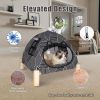 Portable Cat Tent Bed – Foldable Indoor Tent Bed for Cats & Small Dogs, Washable Cushion, Cozy Hideaway for Kittens & Cats, Easy Assembly & Travel