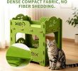 Cat House for Indoor Cats,2-Tier Foldable Cat Bed Cave,20"×11"x20" Covered Cat Tunnel Hideaway Condo