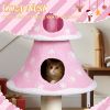 59in Large Tall Christmas Tree Cat Tower with 2 Cat Condos & Scratching Post